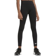 Nike One Girls High-Waisted Training Leggings, Black