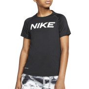 Nike Pro Boys SS Training Top, Black