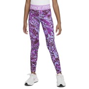 Nike Pro Girls Leggings, Rush Fuchsia/White