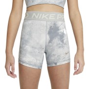 Nike Pro Girls Tie-Dye 8cm Shorts, Grey