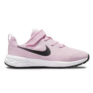 Nike Revolution 6 (PSV) Kids Shoes, Pink Foam/Black