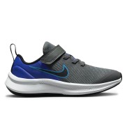 Nike Star Runner 3 PSV Kids Shoes, Iron Grey/Blue Lightning