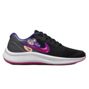 Nike Star Runner 3 SE Kids Running Shoes, Black/Lapis/Pink