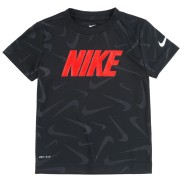 Nike Swoosh Toss Kids Tee, Black