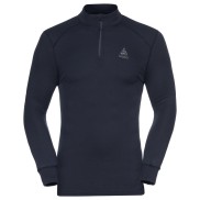 Odlo Active Warm Eco Half-zip Men's Turtleneck Baselayer Top, Dark Sapphire