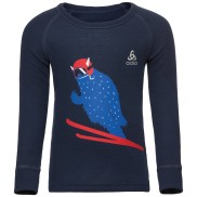 Odlo Active Warm Trend Kid's Shirt, navy