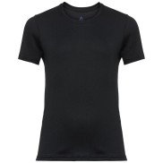 Odlo Boy's BL Top Crew Neck S/S Ceramicool, Black