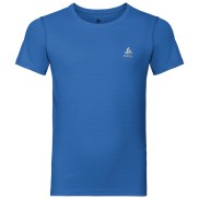 Odlo Boy's BL Top Crew Neck S/S Ceramicool, Blue