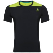 Odlo Ceramicool Men's Top, black/acid lime
