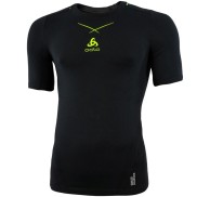 Odlo Ceramicool SS Men's Tee, black/yellow