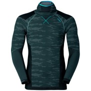 Odlo Blackcomb Evolution Warm Men's Shirt, grey/blue