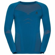 Odlo Evolution Warm Men's Shirt, blue/orange