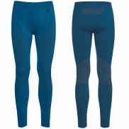 Odlo Evolution Warm Men's Pants, blue/orange