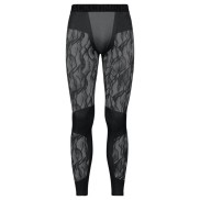 Odlo Men's Blackcomb Base Layer Pants, Black/Silver