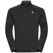 Odlo Men's Carve CeramiWarm 1/2 Zip Midlayer, Black
