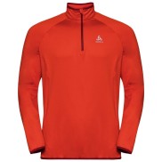 Odlo Men's Midlayer 1/2 Zip Carve Light, Red