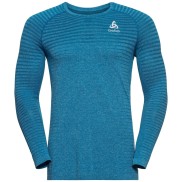 Odlo Men's Seamless Element Long-Sleeve T-Shirt, Blue