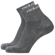 Odlo Men's Socks Quarter Active Quater, 2 Pack, Grey