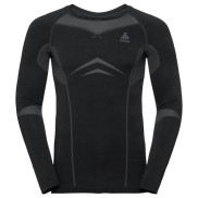 Odlo Performance Evolution Warm Men's LS Baselayer, Black/Grey