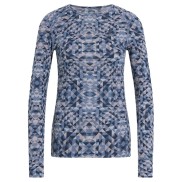 Odlo The Active Warm Eco Graphic Women's LS Base Layer, Folkstone Gray