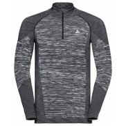 Odlo The Blackcomb ECO LS Half Zip Men's, Black/Space Dye