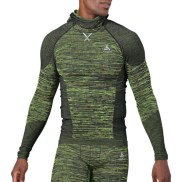Odlo The Blackcomb ECO Men's Long Sleeve With Facemask, Lime Green