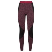 Odlo Women's Blackcomb Warm Base Layer Pants, Cerise/Black