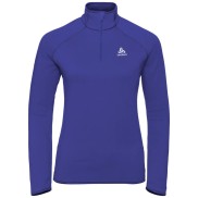 Odlo Women's Carve CeramiWarm 1/2 Zip Midlayer, Blue