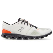 On Cloud X 3 Men's Shoes, Ivory/Flame