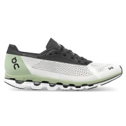 On Cloudboom Men's Running Shoes, White/Black