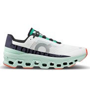 On Cloudmonster Men's Shoes, Undyed-White/Creek