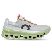 On Cloudmonster Women's Shoes, Glacier/Meadow