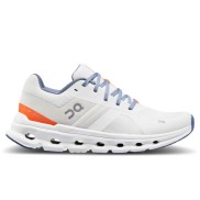 On Cloudrunner Women's Shoes, Undyed-White/Flame