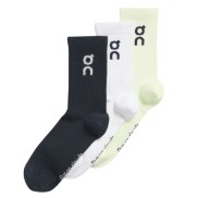 On Logo Socks 3-Pack, Midnight/Lima