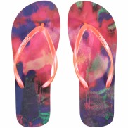 O'Neill Printed Flip Floops, pink/blue