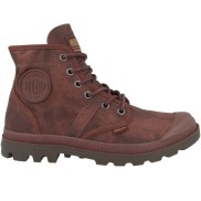 Palladium Pallabrouse Wax Unisex Boots, brick
