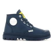 Palladium Pampa Mid Lth Zip Kids Boots, Indigo
