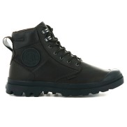 Palladium Pampa Shield Waterproof + Leather Boots, Dark Brown