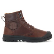Palladium Pampa Shield Waterproof + Leather Men's Boots, Mahogany