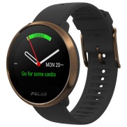 Polar Ignite GPS Fitness Watch With Heart Rate Monitor M/L, Black/Cooper