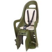 Polisport Groovy CFS, Carrier Mount, dark green/cream | Bērnu sēdeklītis | Uz bagāžnieka