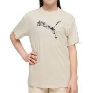 Puma Essentials Graphics Animal Casual T-Shirt - Girls