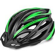 R2 Arrow Bike Helmet Black/Green