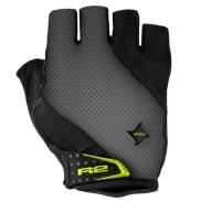 R2 Men's Bike Gloves Ribbon, Black/Grey