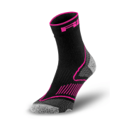 R2 Challenge Bike Socks, black/pink