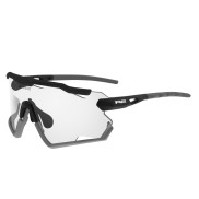 R2 Diablo Sport Sunglasses, Matt Black/Grey, Clear To Grey