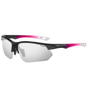 R2 Drop Sport Sunglasses, Clear To Grey, Black/Pink/White