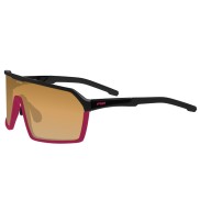 R2 Factor Sport Sunglasses, Matt Black/Brown To Brown With Platinum