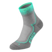 R2 Grace Women's Bike Socks, Grey/Mint
