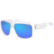 R2 Master Sport Sunglasses, Ice Blue Revo, Crystal
